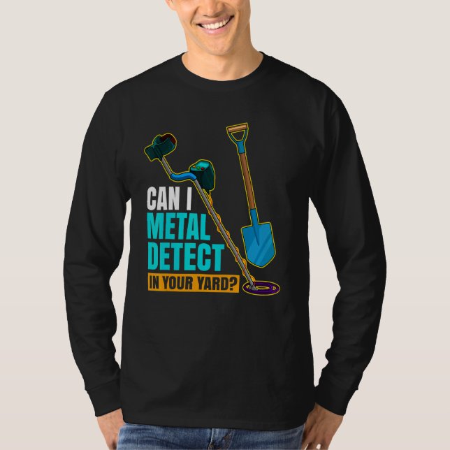 Camiseta Posso Detectar Metálica No Detector De Metais De Y (Frente)