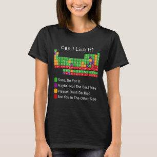 Camiseta Posso Escolher A Mesa Periódica?