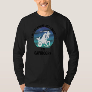 Camiseta Posso estar errado, mas duvido que seja Capricórni
