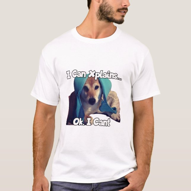 Camiseta Posso explicar... Certo. Não posso. (Frente)