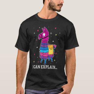 Camiseta Posso Explicar Llama Fantasia de Alpaca Lhamas