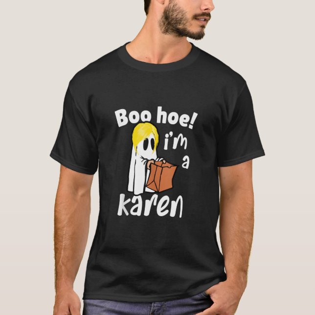 Camiseta Posso Falar Com A Gerente Karen Halloween? (Frente)