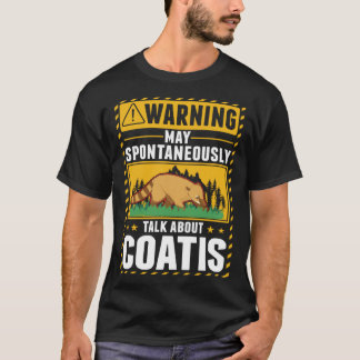 Camiseta Posso falar espontaneamente sobre Coatis