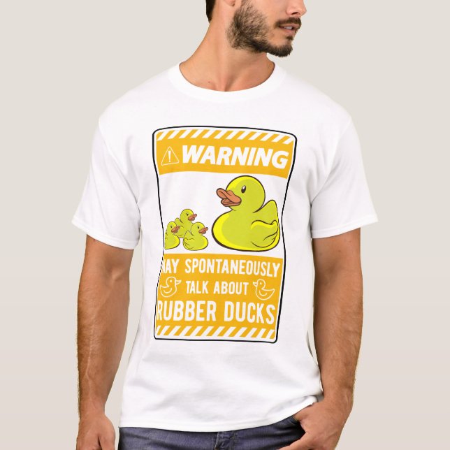 Camiseta Posso falar espontaneamente sobre os Patos de Borr (Frente)