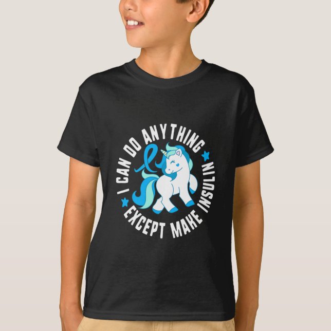 Camiseta Posso Fazer Qualquer Coisa Exceto Fazer Diabetes D (Frente)