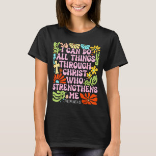 Camiseta Posso fazer todas as coisas por meio de Cristo que