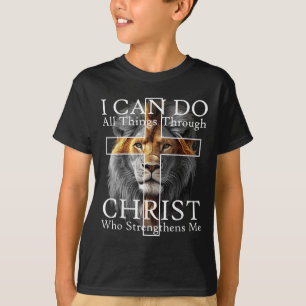Camiseta Posso fazer todas as coisas por meio de Cristo que