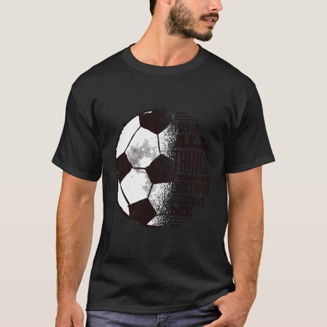 Camiseta Posso Fazer Tudo Através De Cristos Que Se Fortale (Frente)