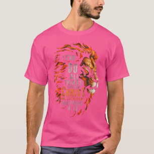 Camiseta Posso Fazer Tudo Através Do Cristo