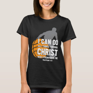 Camiseta Posso Fazer Tudo Através Do Cristo Christian Baske