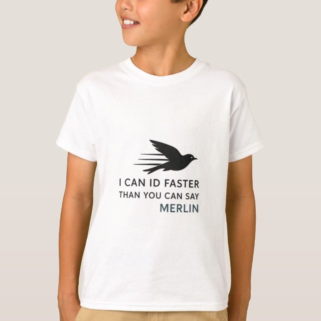 Camiseta Posso Identificar Mais Rápido Do Que Pode Dizer Me (Frente)