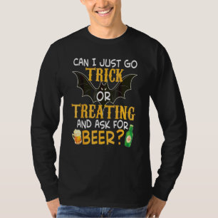 Camiseta Posso Ir De Trick Or Treating E Pedir Cerveja D