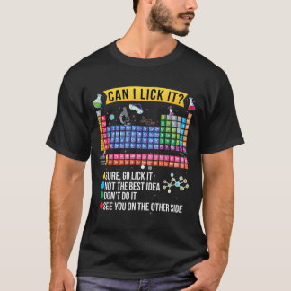 Camiseta Posso Lamber a Tabela Periódica Ciência Divertida