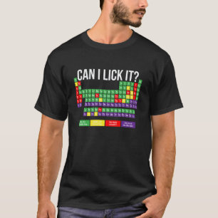 Camiseta Posso Lamber É Fofa Tabela Periódica Presentes Par