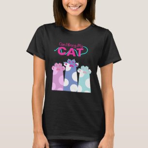 Camiseta Posso Levar Meu Gato Dedinhos do Pé  Gato Gatinho 