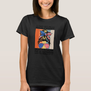 Camiseta Posso não ser biólogo, mas sei que sou mulher e mu