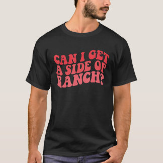 Camiseta Posso Obter Um Lado De Uma Tendência Ranhura De Ci