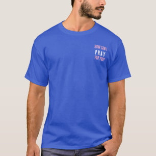 Camiseta Posso Orar Por Você Oração Espontânea Rosa Roxo