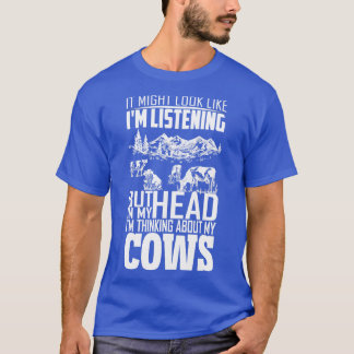 Camiseta Posso Parecer Que Estou A Ouvir, Mas A Pensar