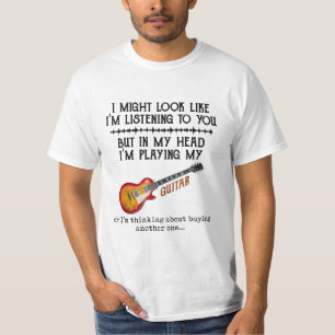 Camiseta Posso parecer que estou te ouvindo, mas no meu...