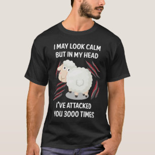Camiseta Posso Parecer Uma Ovelha Calma 02