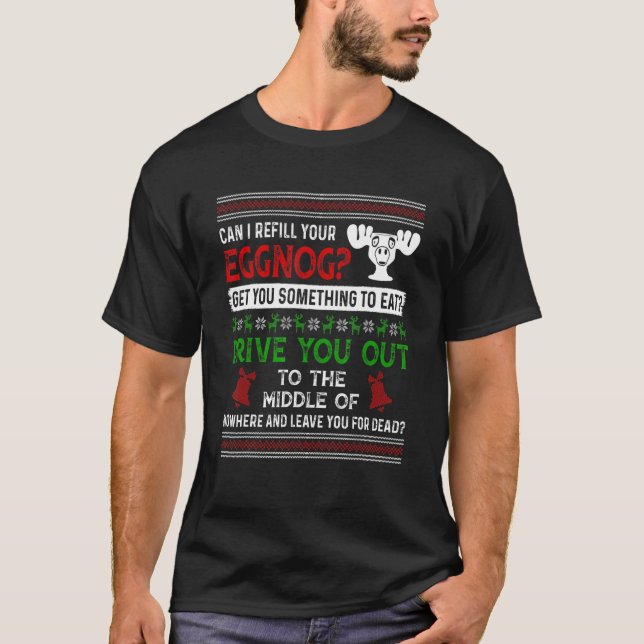 Camiseta Posso Recusar As Vérias De Natal Da Sua Família? (Frente)