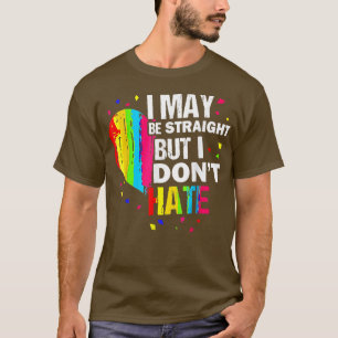 Camiseta Posso ser Hetero, mas não odeio Gay Les Pride L
