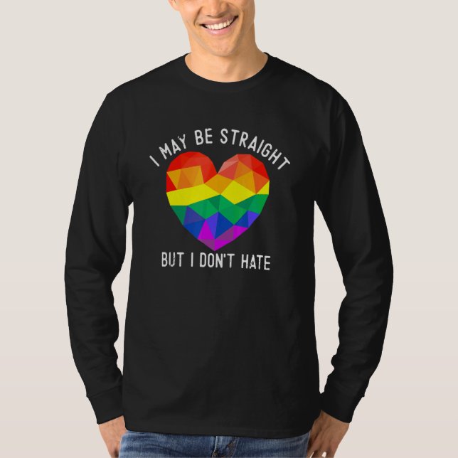Camiseta Posso Ser Hetero, Mas Não Odeio O Apoio À Gay (Frente)