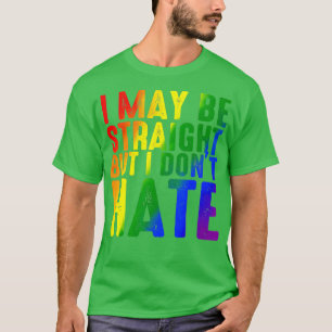Camiseta Posso Ser Hetero, Mas Não Odeio O Arco-Íris LG