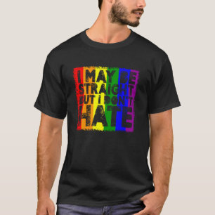 Camiseta Posso ser Hetero, mas não odeio o Orgulho.