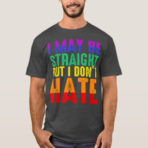 Camiseta Posso Ser Hetero Mas Não Odeio Orgulho LGBT