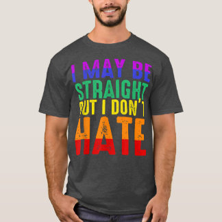 Camiseta Posso Ser Hetero Mas Não Odeio Orgulho LGBT