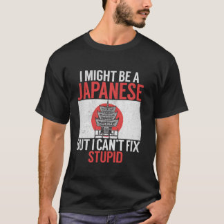 Camiseta Posso ser japonês, mas não posso consertar japonês