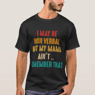 Camiseta Posso Ser Não Verbal Autismo Não Verbal Sensibiliz