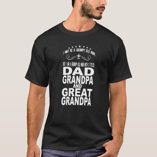 Camiseta Posso Ser Um Velho Engraçado, Mas Sou Um Gado Engr (Frente)