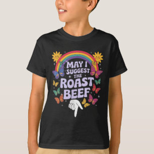 Camiseta Posso Sugerir Que A Carne De Bovino Engraçada Enve