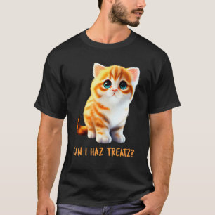 Camiseta Posso ter guloseimas Gatinho fofo fala de bebê Gat
