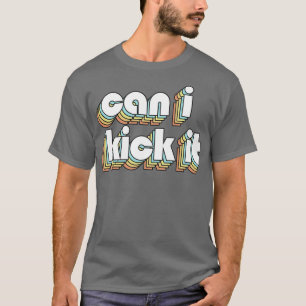 Camiseta Posso Tocá-Lo 2 Retro Tipografia Arco-Íris Escassa