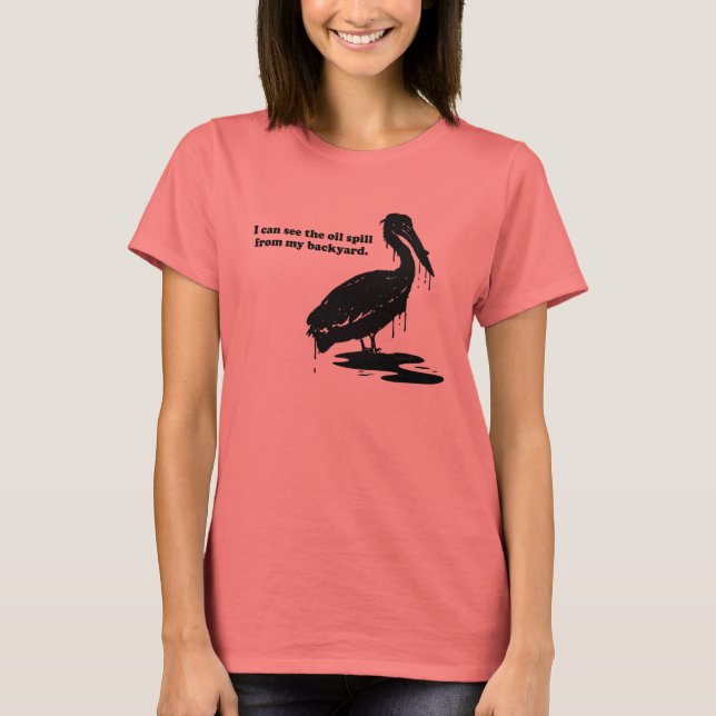 CAMISETA POSSO VER O DERRAMAR DE ÓLEO DO MEU PINO DE TRÁS (Frente)