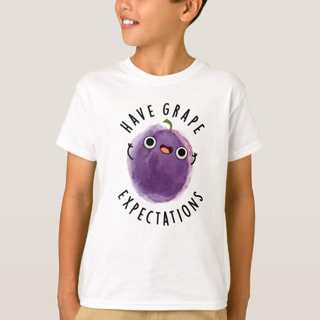 Camiseta Possuir Esperanças De Uvas Fruta Positiva (Frente)