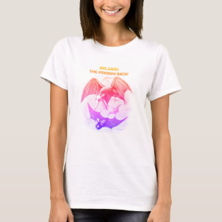 Camiseta Possum Bats Rainbow na T-Shirt feminina