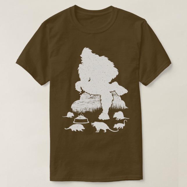 Camiseta Possum Bigfoot (Frente do Design)