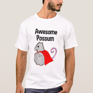 Camiseta Possum Incrível Engraçado, Fofo. Amante de Animais