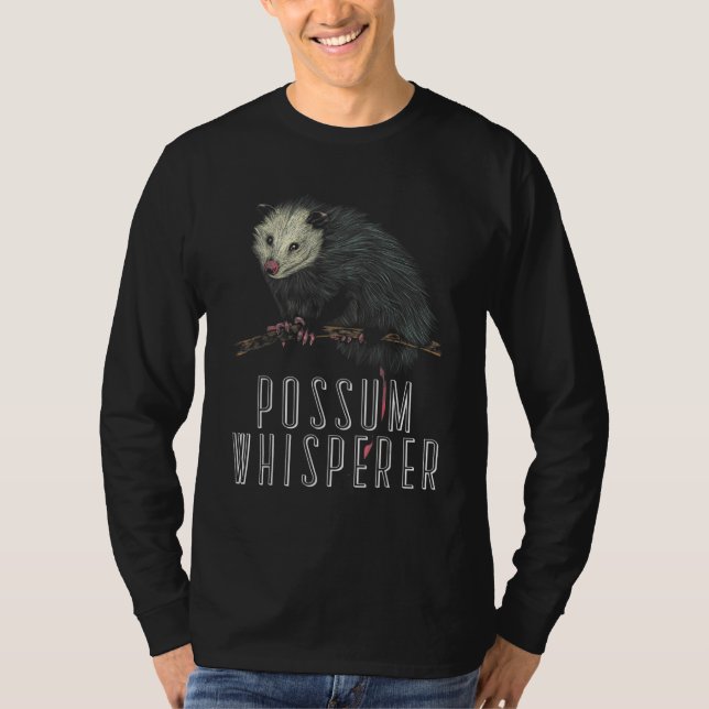 Camiseta Possum Whisperer Street Cat Opossum (Frente)