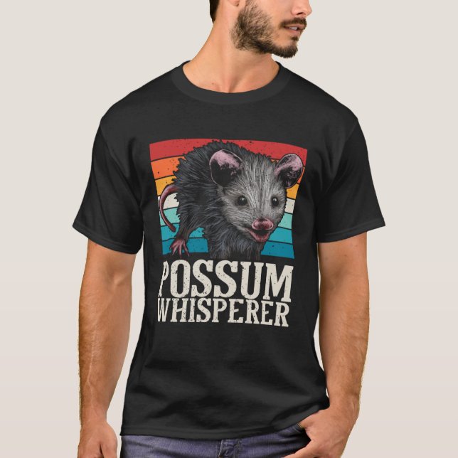Camiseta Possum Whisperer Street Cat Opossum Animal Phalang (Frente)