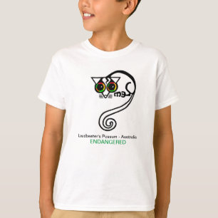 Camiseta POSSUMO DE Bater-Liderança - Austrália - Vida Selv
