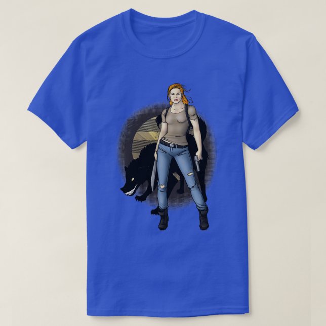 Camiseta Post Apocalyptic Pinup (Frente do Design)