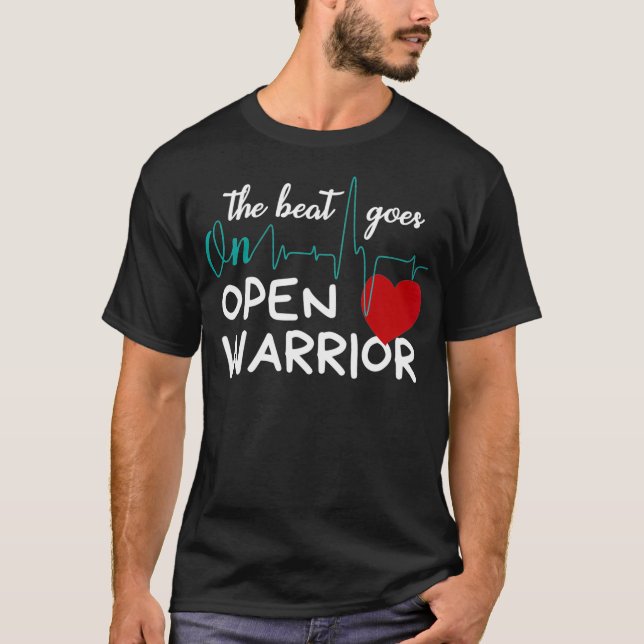 Camiseta Post Heart Surgery Bypass Recovery Design Open Hea (Frente)