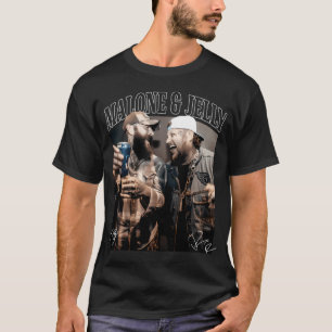 Camiseta Post Malone Jelly Roll  Country Rap