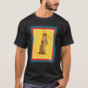 Camiseta Postage Stamp Wild Animal Otter